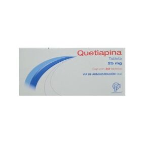 QUETIAPINA 25 MG 30 TABLETAS