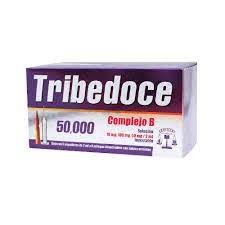 TRIBEDOCE 50,000 C/5 AMPOLLETAS DE 2 ML Y 5 JERINGAS