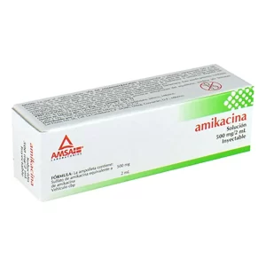 AMIKACINA 500 MG/2 ML SOL INY