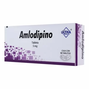 AMLODIPINO 5 MG C/10 TABLETAS
