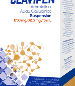 CLAVIPEN 125 MG, 31.25 MG/ 5 ML SUSPENSION 60 ML