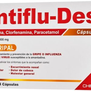 ANTIFLU-DES 50MG/3MG/300MG C/24CAPS