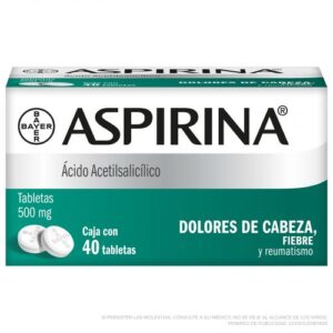 ASPIRINA 500 MG C/U TAB