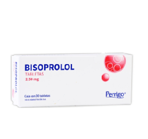 BISOPROLOL 2.50 MG C/30 TABLETAS