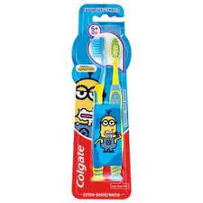 CEPILLO DE LOS MINIONS COLGATE 2 PIEZAS 6+ AÑOS