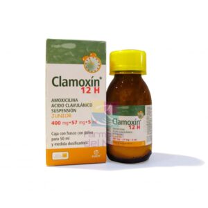CLAMOXIN 12H SUSP 400MG-57MG/5ML JUNIOR FRASC/50ML POLVO