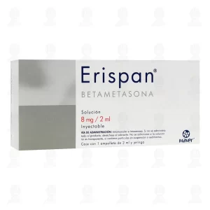ERISPAN 8MG/2ML SOL INY AMP DE 2 ML
