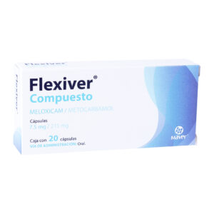 FLEXIVER COMPUESTO 7.5MG/215MG C/20 CAPS