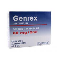 GENREX SOL 80MG/2ML 5 AMP/2ML