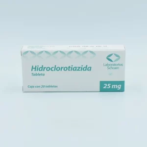 HIDROCLOROTIAZIDA 25 MG C/20 TAB