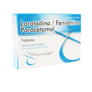 LORATADINA, FENILEFRINA, PARACETAMOL TAB C/12