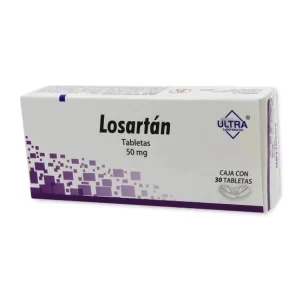 LOSARTAN 50 MG C/30 TABLETAS