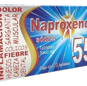 NAPROXENO 550 MG C/12 TAB
