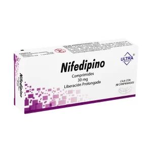 NIFEDIPINO 30 MG C/30 COMPRIMIDOS
