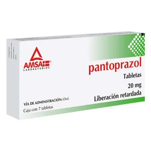 PANTOPRAZOL 20 MG C/7 TABLETAS