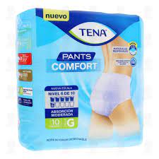 PANTS CONFORT TENA ADULTO 10 PIEZAS TALLA G