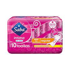 SABA INTIMA 10 TOALLAS