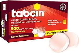 TABCIN CONTRA LA GRIPE C/U TAB EFERV 500MG/8MG/2MG