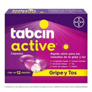 TABCIN ACTIVE GRIPE Y TOS C/2 CAPS
