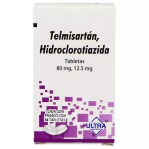 TELMISARTAN,HIDROCLOROTIAZIDA 80MG,12.5MG FRASC/14TAB