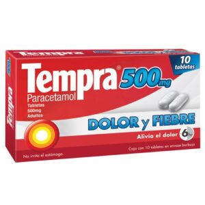 TEMPRA 500 MG C/10 TAB