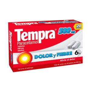 TEMPRA 500 MG C/20 TAB