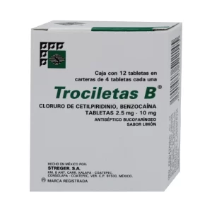 TROCILETAS B 5.5 MG-10 MG C/12 TAB