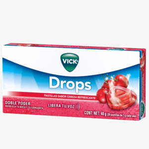 VICK DROPS C/ 20 PASTILLAS CEREZA