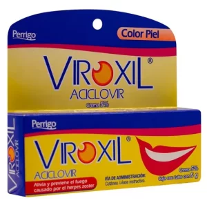 VIROXIL CREMA 5% TUBO DE 5 G. COLOR PIEL
