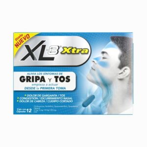 XL-3 XTRA GRIPE Y TOS C/12 CAPS