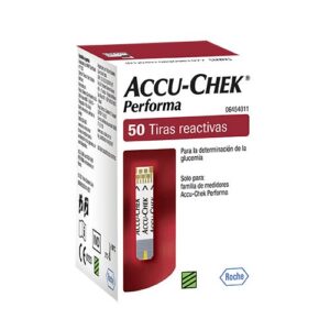 ACCU-CHEK PERFORMA C/TIRA REACTIVA (ROJO)