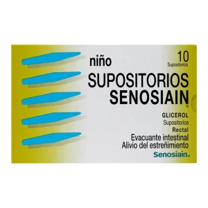 SUPOSITORIOS SENOSIAIN NIÑO C/10 SUP