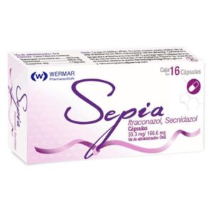 SEPIA C/16CAPS 33.3MG/166.6 MG