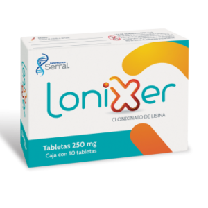 LONIXER CLONIXINATO DE LISINA 250 MG