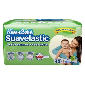KLEEN BEBE SUAVELASTIC PAÑALES ETAPA 4 C/U