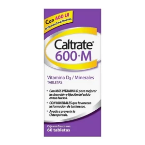 CALTRATE 600+M TAB 60
