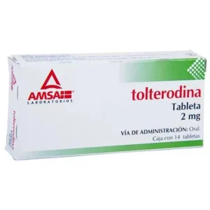 TOLTERODINA 2MG 14 TAB