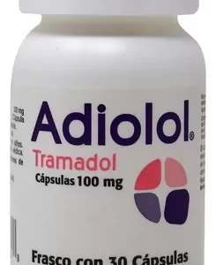 ADIOLOL TRAMADOL 100MG 30/CAP FRASCO
