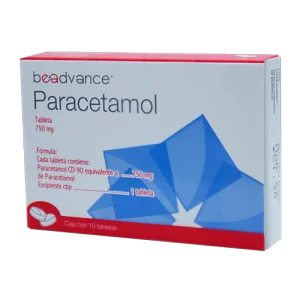PARACETAMOL BEADVANCE 750MG C/10TAB