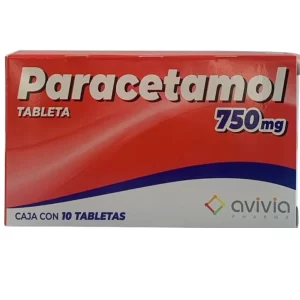 PARACETAMOL AVIVIA 750MG 10 TAB