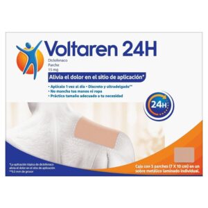 VOLTAREN 24HR 30MG C/5 PARCHES